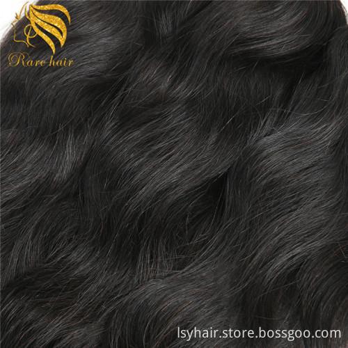 Ready To Ship Wholesale Raw Natural Ethiopian Hair Weaves With Closure, Raw Remy India Hair Factory Vendor In Qingdao Shandong